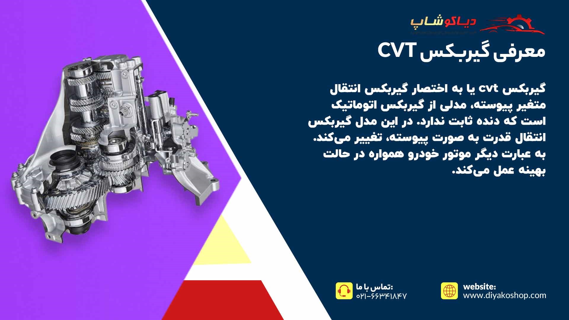 معرفی گیربکس CVT