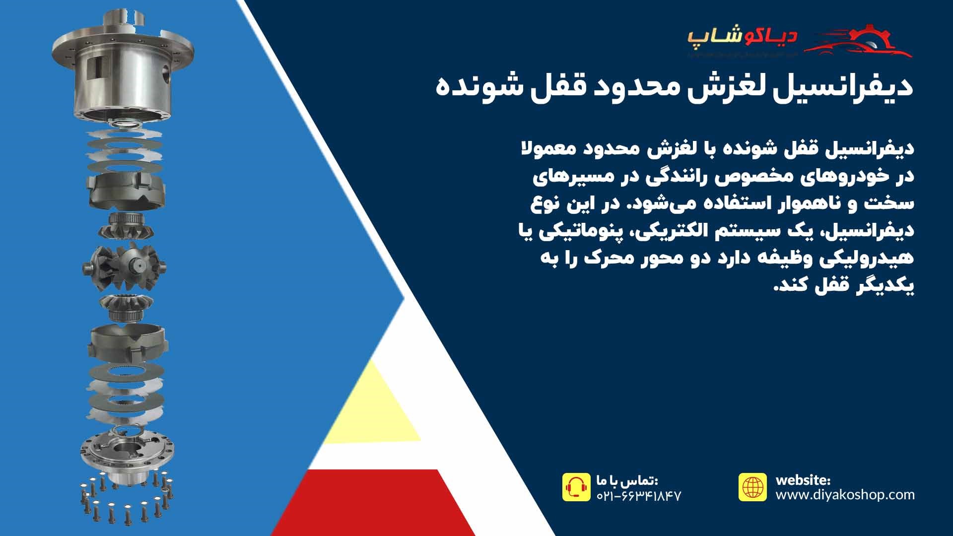 دیفرانسیل لغزش محدود قفل شونده