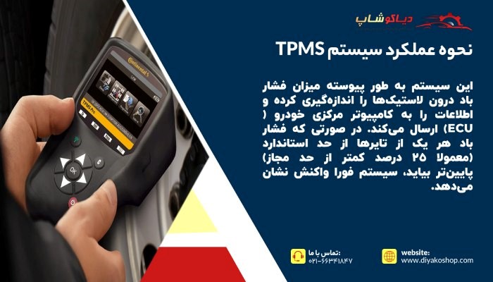 نحوه عملکرد سیستم TPMS